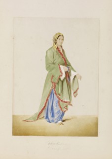 Circassienne, photographs of the Ottoman Empire and the Republic of Turkey, Costumes, Robertson
