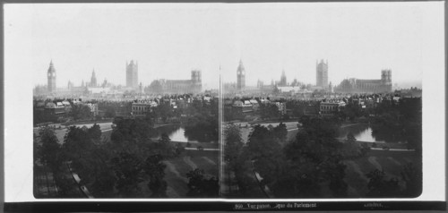 Londres, Vue panoramique du parlement, Londres, Nekes collection of optical devices, prints and games