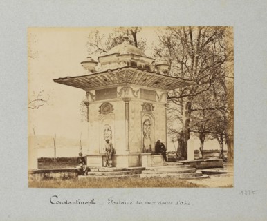 Constantinople fountain, Istanbul Turkey, 1852-1950