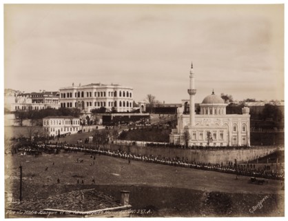 View de Yildiz Kiosque, orientalist photography, Berggren, Guillaume, ca. 1870