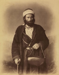 Beggar, orientalist photography, Berggren, Guillaume, ca. 1870