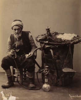 Marchand de dattes, orientalist photography, Sebah and Joaillier, ca. 1870
