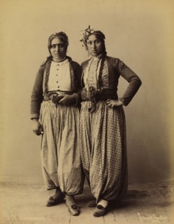 Bohemiennes, orientalist photography, Sebah and Joaillier, ca. 1870
