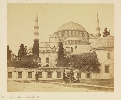 Constantinople, Mosque of St. Sophia, Constantinople, orientalist photography, Anonymous, ca. 1870
