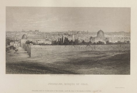 Mosque of Omar, Jerusalem, Mosque of Omar, orientalist photography, Keith, George Skene, 1819-1910, 1844