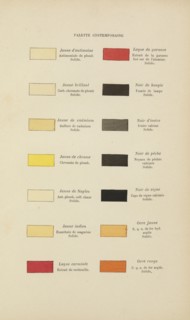 Nomenclature des principales couleurs: palette contemporaine, Couleurs, Traité pratique de la couleur dans la nature