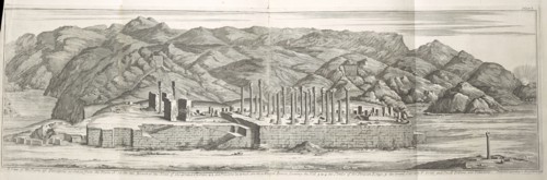 A View of the Ruins of Persepolis as Taken from the Plain, Persepolis illustrata, S. Harding, unknown, 1739