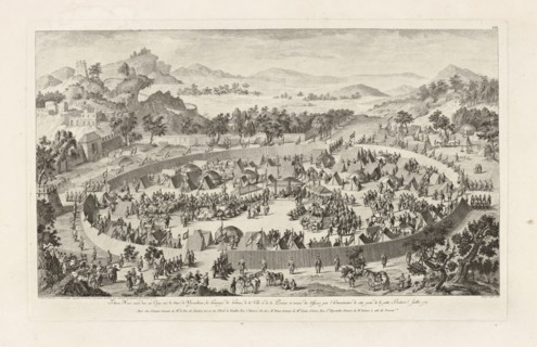 Tchao-Hoei reçoit dans son camp sous les Murs de Yerechiu, Conquêtes de l'empereur de la Chine, China, Helman, Isidore-Stanislas