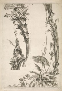 Livre propre à ceux qui veulent apprendre à dessiner l'ornement chinois, Huquier, Gabriel, 1695-1772, ca. 1738