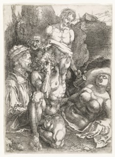Five figure studies, Five figure studies, Dürer, Albrecht, 1471-1528, ca. 1515