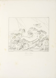 Mort d'Adonis, quatrieme composition, Sappho, Bion, Moschus, Chatillon, Henri Guillaume, ca. 1780-1856, Girodet-Trioson