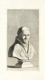 Portrait bust of Pope Paul V, Villa Burghesia, vulgo Pinciana, Bernini, Gian Lorenzo, 1598-1680, Brigenti, Andrea, 1680-1750