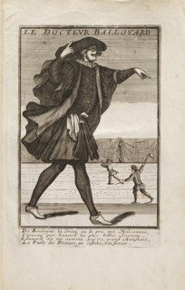 Le Docteur Ballouard, Italian theater prints