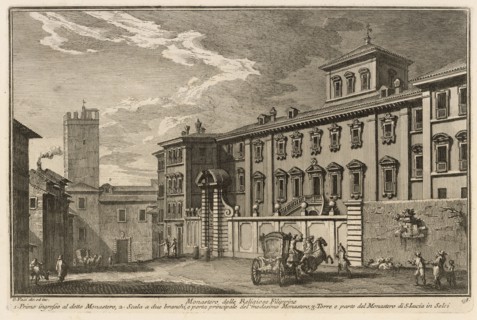 Monastero delle Religiose Filippine, Delle magnificenze di Roma antica e moderna, Vasi, Giuseppe, 1710-1782, Etching