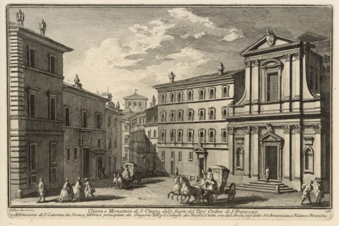 Chiesa e Monastero di S. Chiara, delle Suore del Terz' Ordine di S. Francesco, Delle magnificenze di Roma antica e moderna, Vasi