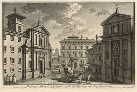 Monastero, e Chiesa di S. Apollonia, e quella di S. Margarita delle Suore Francescane, Delle magnificenze di Roma antica