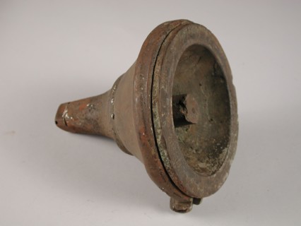 Two-piece bronze mold for funnel, mold casting tools tools equipment base metal bronze, cast Two-piece bronze mold for pouring