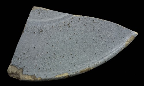 Edge fragment faience dish, sintered glaze, plate dish crockery holder earth discovery ceramics earthenware glaze tin glaze