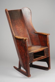 Elm wooded rocking chair, rocking chair seat furniture furniture interior design wood elm paint, Under the seat space for drawer