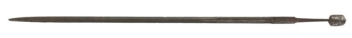 Rapier with latch and refined trench group on blade, kling rapier sword hilt weapon part soil find wrought iron metal total
