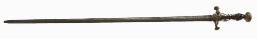 Hiking, sword sword vest weapon ground find wrought iron bronze iron metal total, h 4.0 archeology militaria