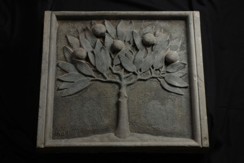 Hard stone facing brick from the Oranjeboom brewery, facing brick sculpture sculpture material building stone stone