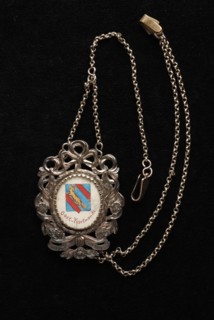 Silversmith: Johannes Jansen, Bodebus of East IJsselmonde, bodebus was distinctive sign carried by messengers who were employed