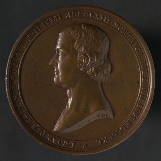 Van der Kellen, Medal on the death of Johannes Hendricus van der Palm on 8 September 1840, death certificate penny footage