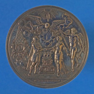 Nico van Swinderen, Wedding medal at the 50-year marriage of Hermanus van de Lande and Adriana de Veth, wedding penny medal