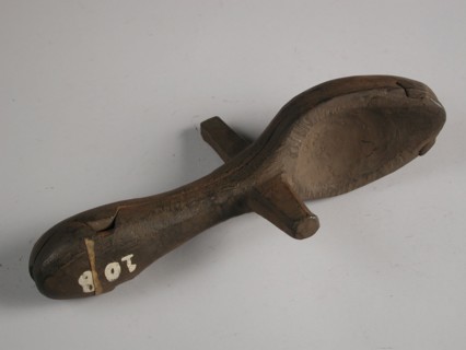 Two-piece bronze mold for spoon, cast molding tool tools base metal bronze, cast Two-piece bronze mold for casting spoon