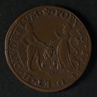Medal on the aversion of the Netherlands to the Duke of Anjou, jeton utility medal medal exchange buyer, Dutch virgin tied