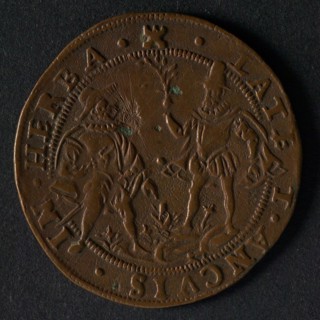 Medal on the unsuccessful peace negotiations through the mediation of the German emperor, jeton utility medal medal exchange
