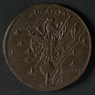 Bill on the victory of Prince Maurits at Turnhout and other war events, jeton utility medal medal exchange buyer, weapon trophy