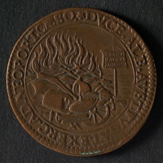 Medal on the peace proposals and the battle at Nieuwpoort, jeton utility medal medal exchange buyer, Flemish lion bound