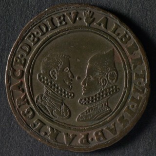 medal Albertus and Isabella, jeton utility medal medal exchange buyer, busts Albertus and Isabella employed legend: ALBERT. ET