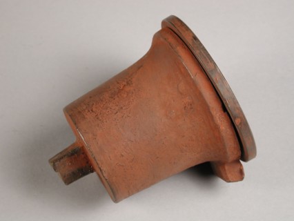 Two-piece bronze mold for cup, cast molding tool tools base metal bronze, cast twisted Two-piece bronze mold for casting