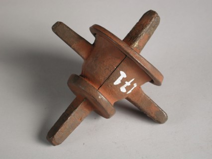 Four-piece bronze mold for bell-shaped bowl, mold casting tool tools equipment base metal bronze, cast turned Four-piece bronze