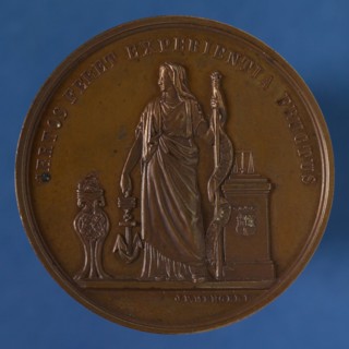 J.P. Menger, Medal at the Centenary of the Bataafsch Society for Experimental Philosophy in Rotterdam, medallion medals bronze