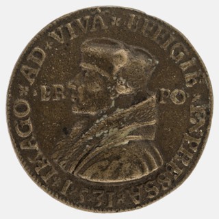 after:: Quinten Massijs, Terminus medal on Erasmus, penning footage bronze, hand-painted, left accustomed bust of Erasmus