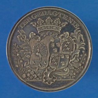 Gijsbert van Moelingen, Medal on the 25th wedding anniversary of Johan Verstolk and Magdalena van Royen on May 28, 1768, wedding
