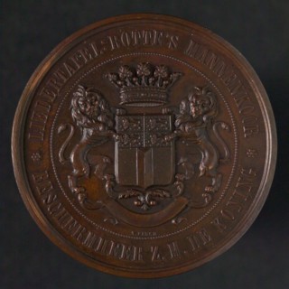 A. Fisch, Medal at the international singing competition Rotte's Male Choir in Rotterdam, medallions bronze bronze 4,7, Crowned