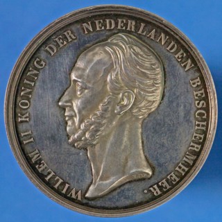 David van der Kellen, Price medal in honor of King Willem II as patron of the Royal Dutch Yacht Club, price medal medal silver