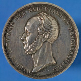 David van der Kellen, Price medal in honor of King William II as patron of the Royal Dutch Yacht Club, price medal penning