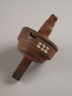 Two-piece bronze mold for lid of jug, cast molding tool tools base metal bronze, cast Two-piece bronze mold for lid Rotterdam