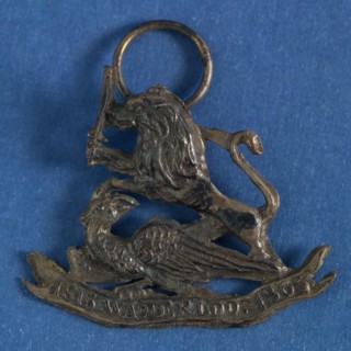 50-year commemoration of the Battle of Waterloo, bearmark identification carrier silver?, lion with sword in the right claw