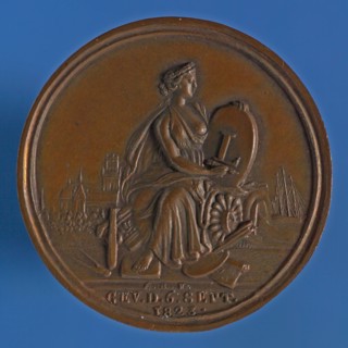 Van Bemme, Medal on the 50th anniversary of the Rotterdam Drawing Society This means Hooger, medallion bronze bronze medals
