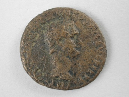 Ash, from Emperor Domitian, 90-91, axis currency money exchange resource discovery bronze, minted Roman coin axis minted