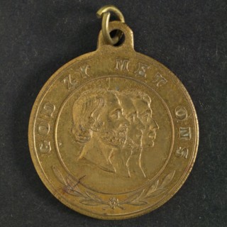 W. Pauwels & zn, Contribution fee at the Orange Festival in The Hague, bearer penny identification bearer brass brass gold