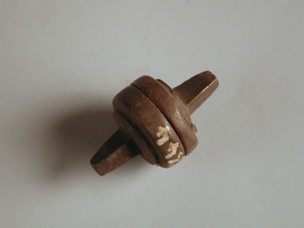 Two-piece bronze mold for ring, cast molding tools tools base metal bronze, cast turned Two-piece bronze mold for casting ring