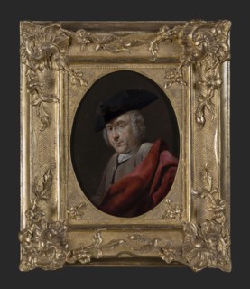 Jan Stolker, Portrait of Adriaan or Adriaen Stolker (1698-1760), portrait painting visual material wood oil, Oval portrait